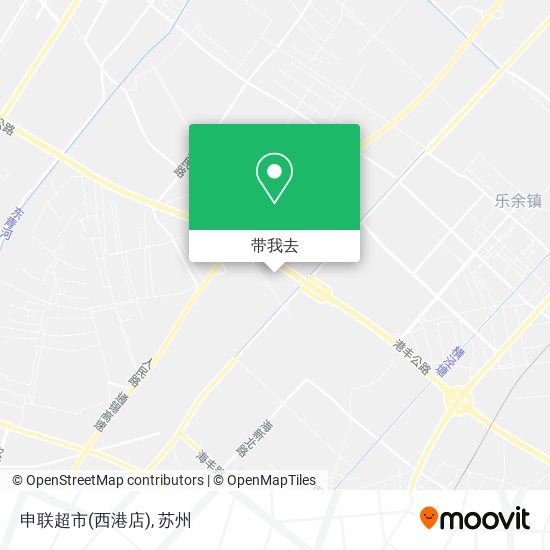 申联超市(西港店)地图