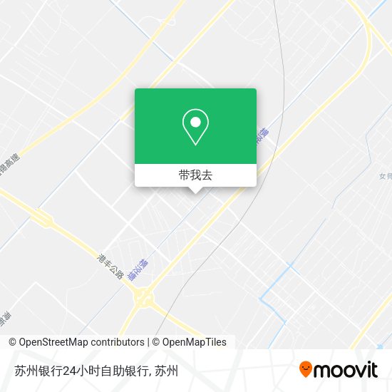 苏州银行24小时自助银行地图