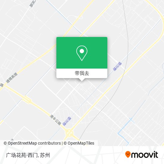 广场花苑-西门地图