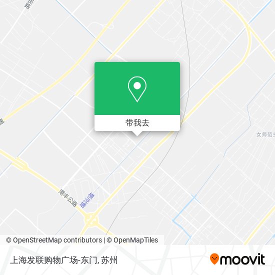 上海发联购物广场-东门地图