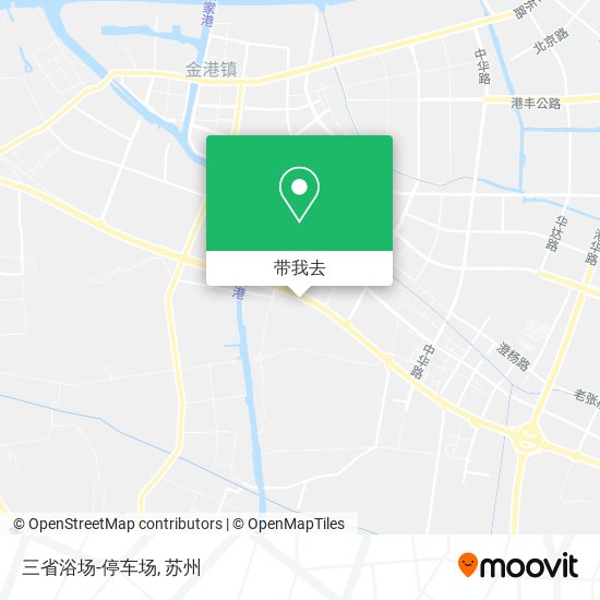 三省浴场-停车场地图