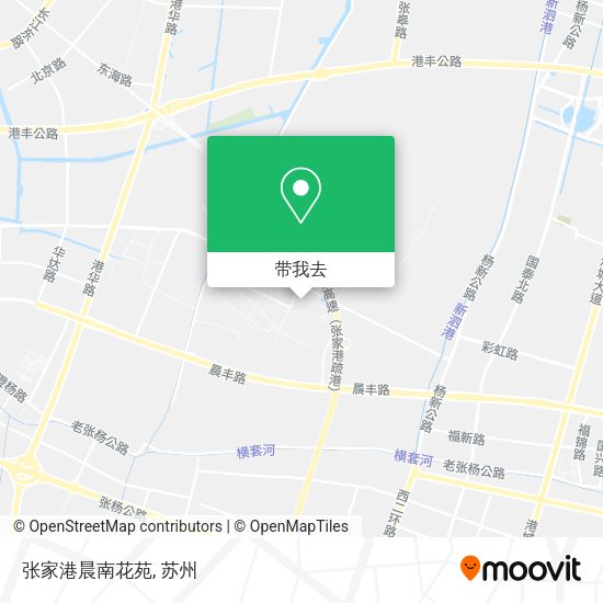 张家港晨南花苑地图