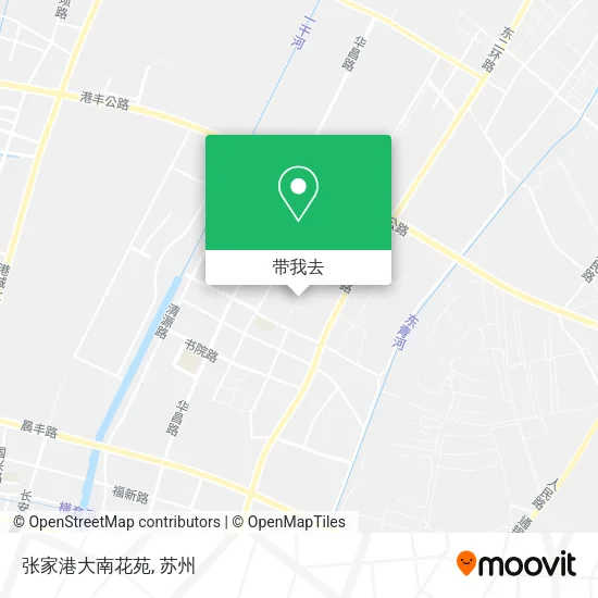 张家港大南花苑地图