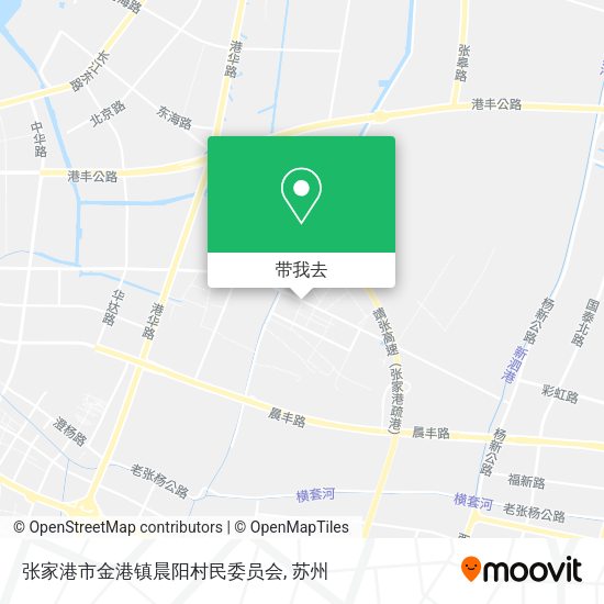 张家港市金港镇晨阳村民委员会地图