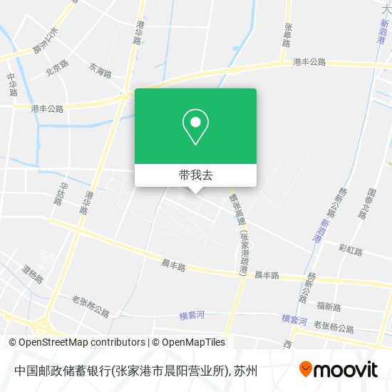 中国邮政储蓄银行(张家港市晨阳营业所)地图