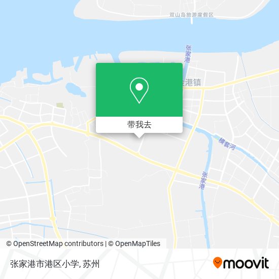 张家港市港区小学地图
