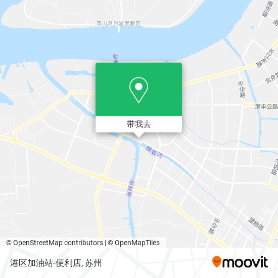 港区加油站-便利店地图