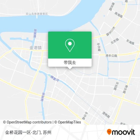 金桥花园一区-北门地图