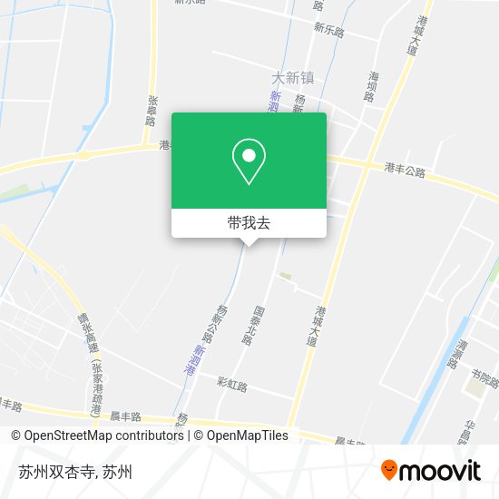苏州双杏寺地图