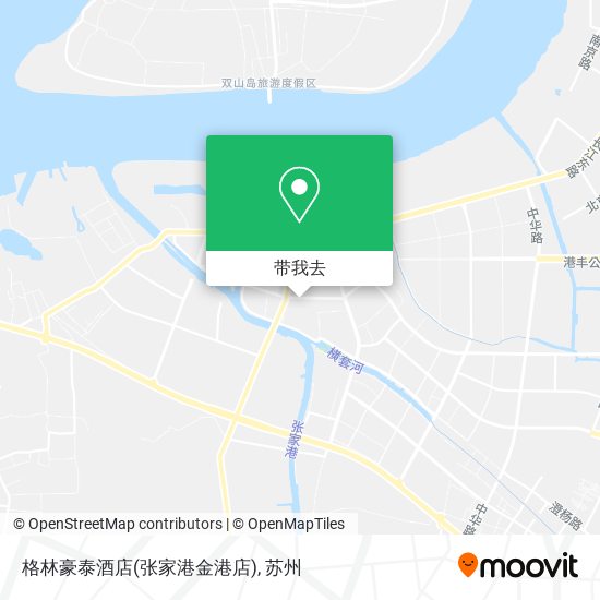 格林豪泰酒店(张家港金港店)地图