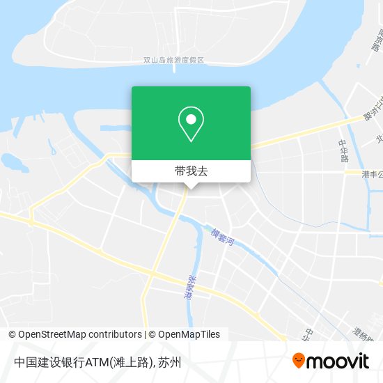 中国建设银行ATM(滩上路)地图