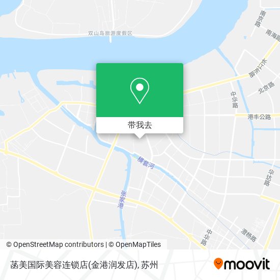 菡美国际美容连锁店(金港润发店)地图