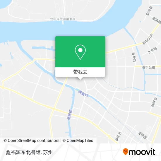 鑫福源东北餐馆地图