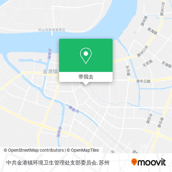 中共金港镇环境卫生管理处支部委员会地图