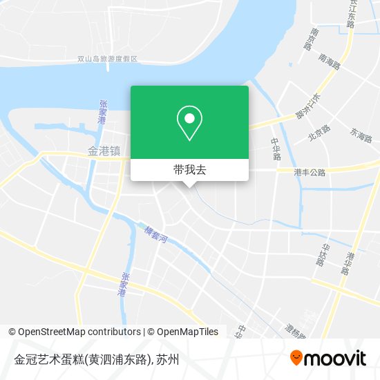 金冠艺术蛋糕(黄泗浦东路)地图