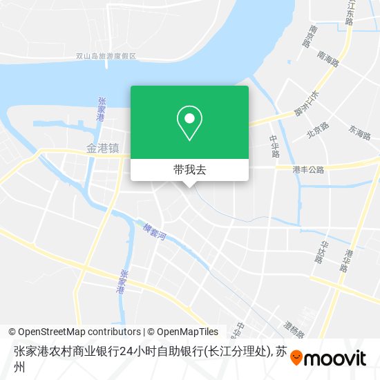 张家港农村商业银行24小时自助银行(长江分理处)地图