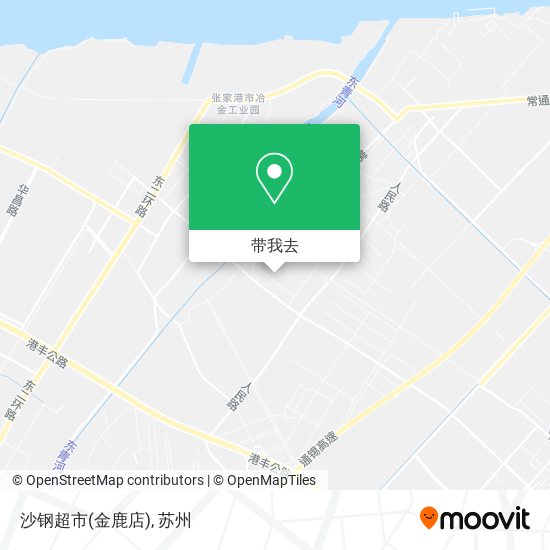 沙钢超市(金鹿店)地图