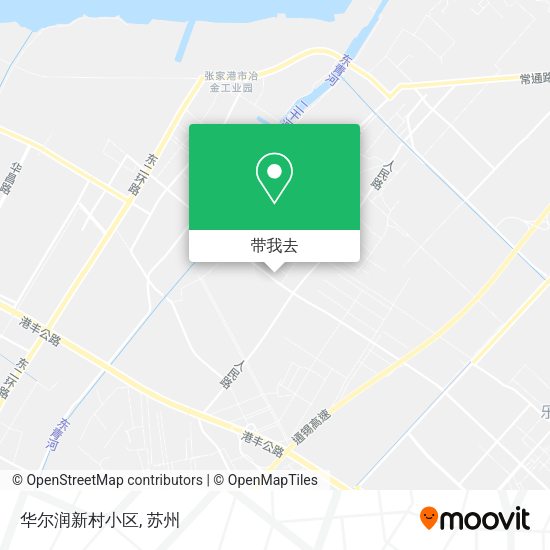 华尔润新村小区地图