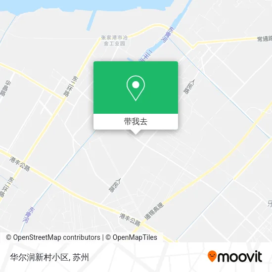 华尔润新村小区地图