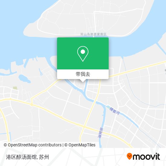 港区醇汤面馆地图