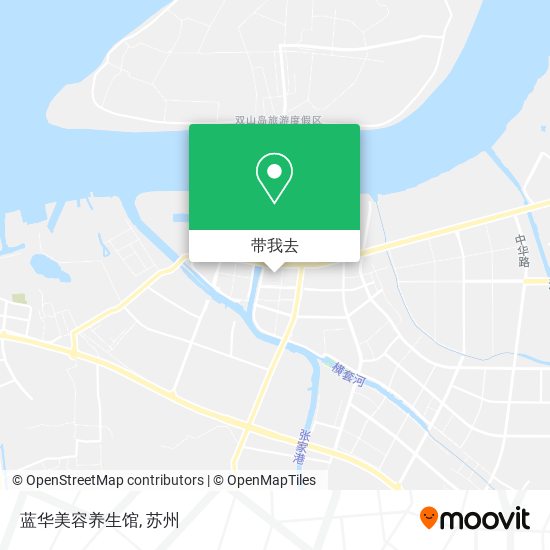 蓝华美容养生馆地图