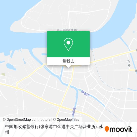 中国邮政储蓄银行(张家港市金港中央广场营业所)地图