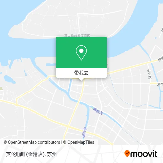 英伦咖啡(金港店)地图