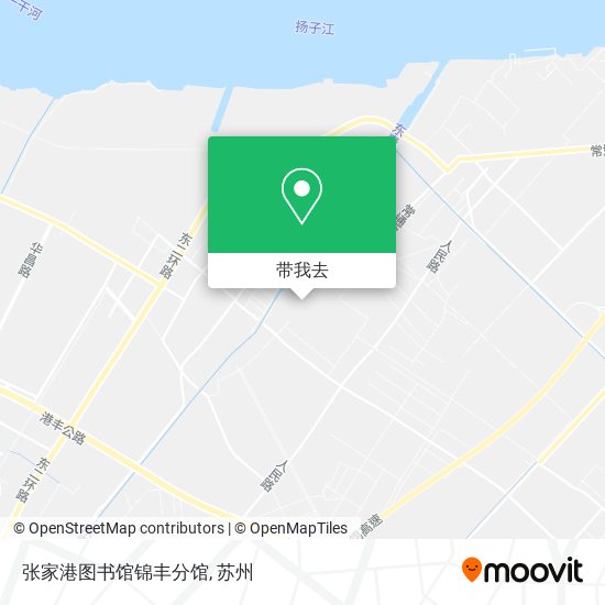 张家港图书馆锦丰分馆地图