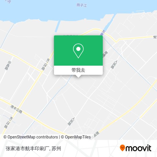 张家港市航丰印刷厂地图