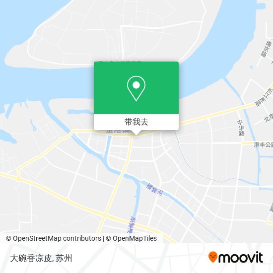 大碗香凉皮地图