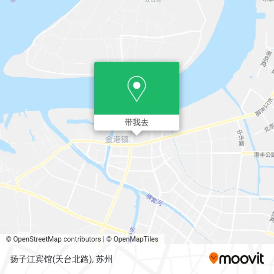 扬子江宾馆(天台北路)地图