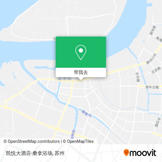 凯悦大酒店-桑拿浴场地图