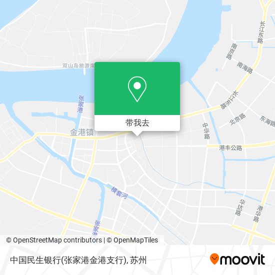 中国民生银行(张家港金港支行)地图