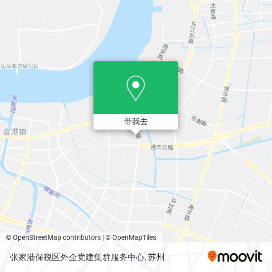 张家港保税区外企党建集群服务中心地图
