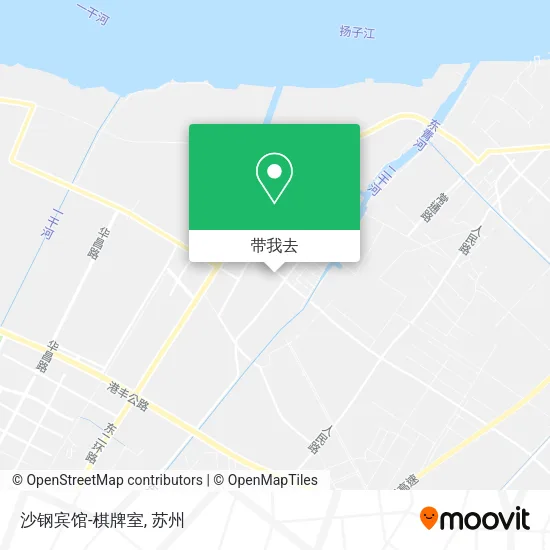 沙钢宾馆-棋牌室地图