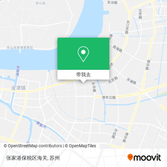 张家港保税区海关地图