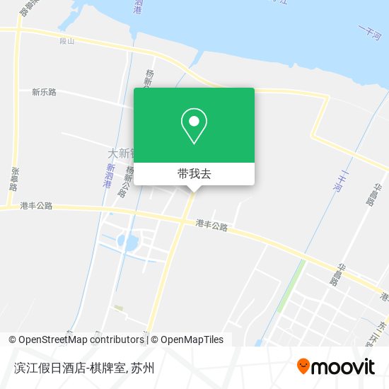 滨江假日酒店-棋牌室地图