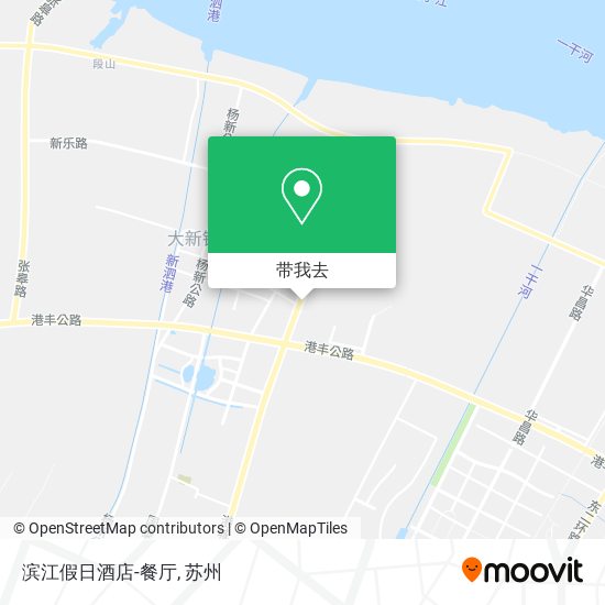 滨江假日酒店-餐厅地图