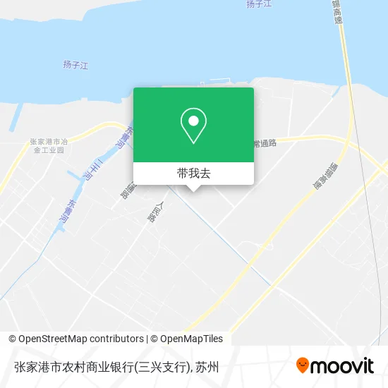 张家港市农村商业银行(三兴支行)地图