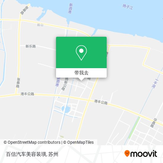 百信汽车美容装璜地图