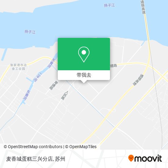 麦香城蛋糕三兴分店地图