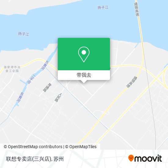 联想专卖店(三兴店)地图