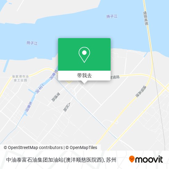 中油泰富石油集团加油站(澳洋顺慈医院西)地图