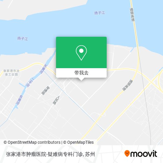 张家港市肿瘤医院-疑难病专科门诊地图