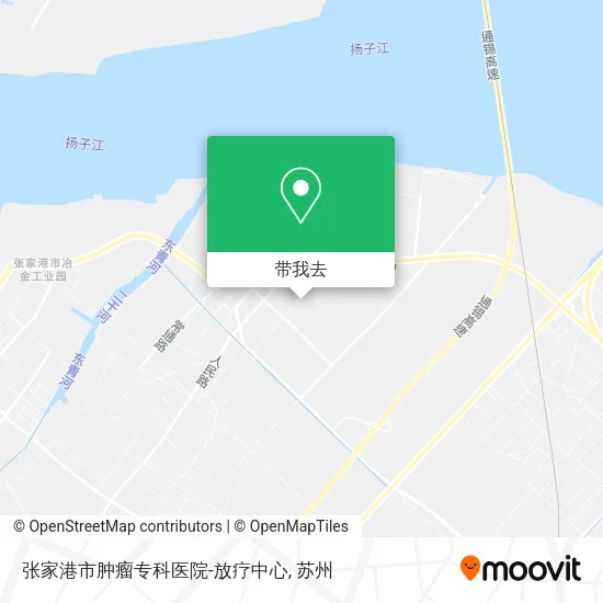 张家港市肿瘤专科医院-放疗中心地图