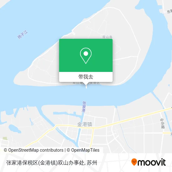张家港保税区(金港镇)双山办事处地图