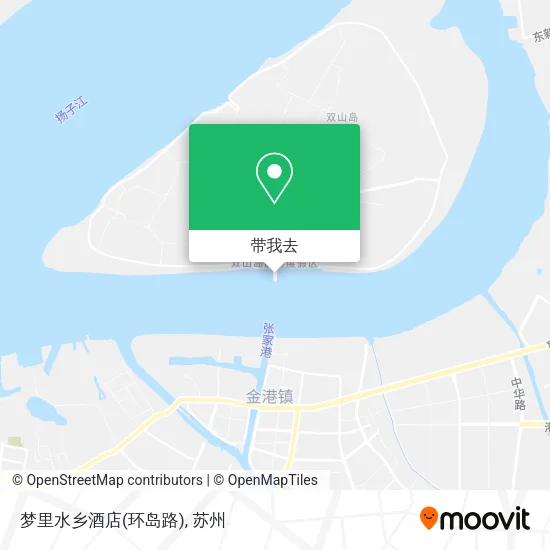 梦里水乡酒店(环岛路)地图