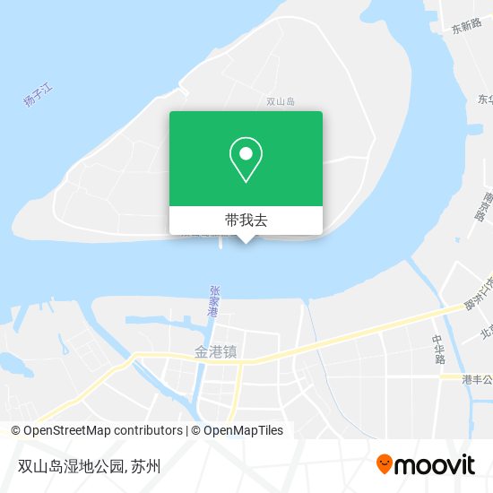 双山岛湿地公园地图