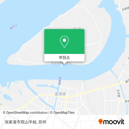 张家港市双山学校地图