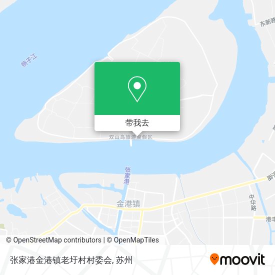 张家港金港镇老圩村村委会地图